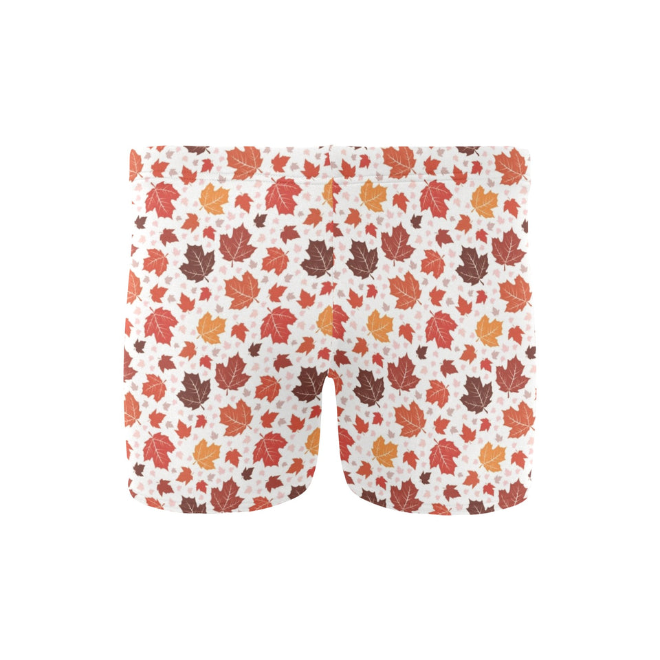 Colorful Maple Leaf pattern Men's Swimming Trunks
