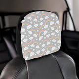 Cute rainbow clound star pattern Car Headrest Cover