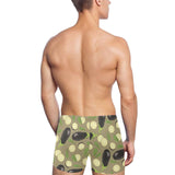 Eggplant Pattern Print Design 02 Men's Swimming Trunks
