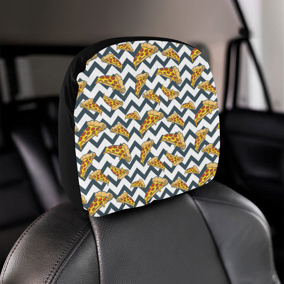 Pizza design pattern Car Headrest Cover