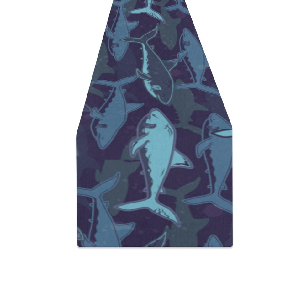Shark pattern Table Runner