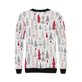 Cute Christmas tree pattern Women's Crew Neck Sweatshirt