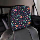 colorful space pattern planet star Car Headrest Cover