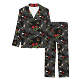 Eagle Pattern Print Design 04 Women's Long Pajama Set
