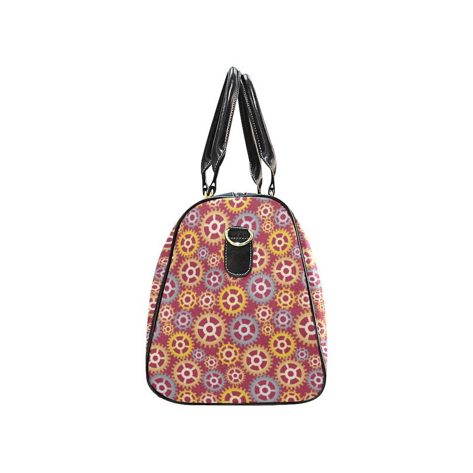 Gear Pattern Print Design 04 Travel Bag