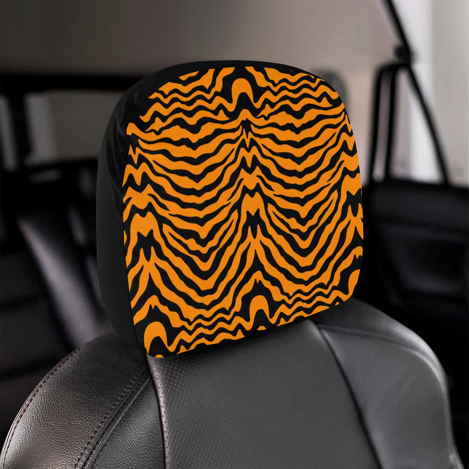 Bengal tigers skin print pattern Car Headrest Cover