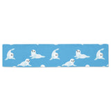 Cute sea lion seal pattern background Table Runner