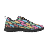 Skate Board Pattern Print Design 02 Men's Breathable Sneakers ( Model 055)
