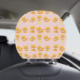 Cute shiba inu dog pattern Car Headrest Cover
