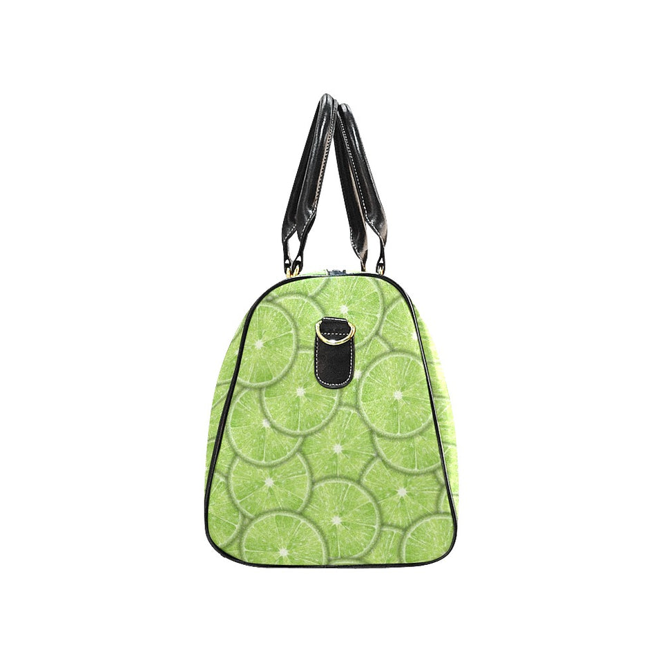 Slices of Lime pattern Travel Bag