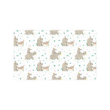 Cute Rhino pattern background Doormat