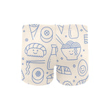 Cute sushi icon pattern Men's Swimming Trunks