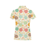 Bicycle Pattern Print Design 01 Women's All Over Print Polo Shirt