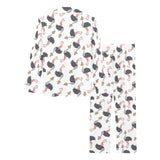 Ostrich Pattern Print Design 02 Women's Long Pajama Set