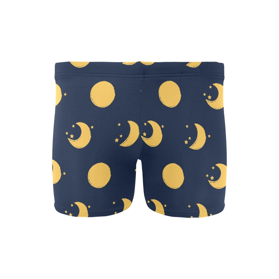 Moon star pattern Men's Swimming Trunks