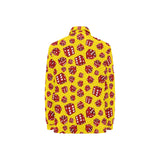 Dice Pattern Print Design 04 Women's Long Sleeve Polo Shirt