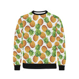 Pineapples design pattern Men's Crew Neck Sweatshirt