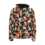 Goldfish Pattern Print Design 03 Men's Padded Hooded Jacket