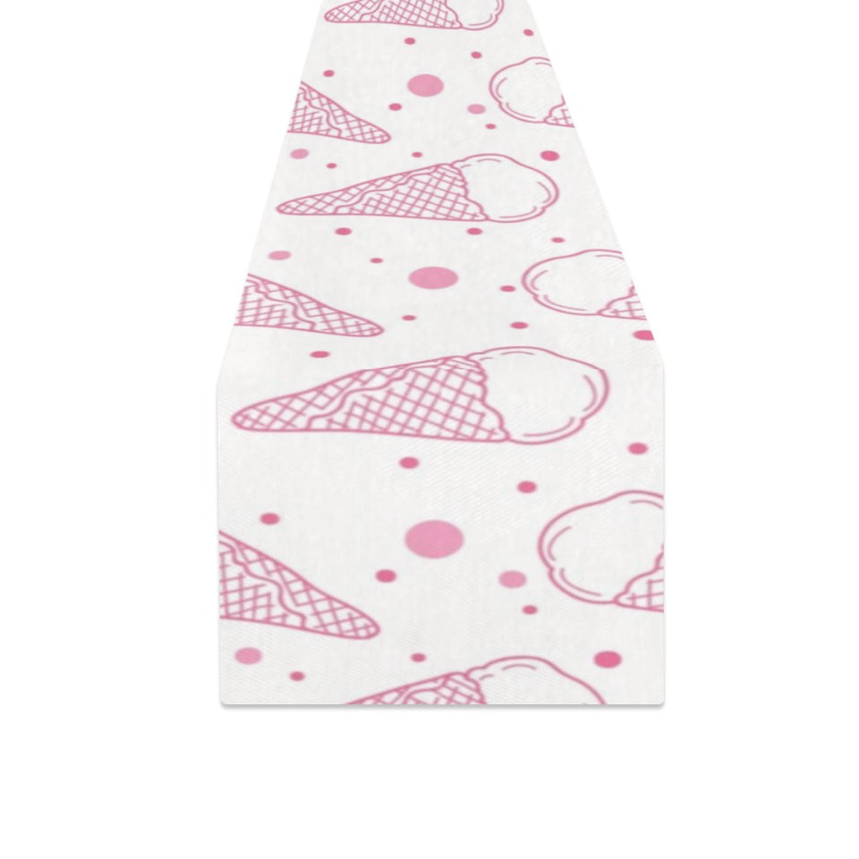 Hand drawn ice cream pattern Table Runner