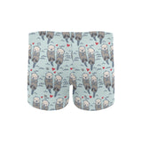 Lovely Sea Otter Pattern Men's Swimming Trunks