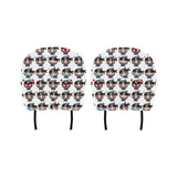 Cute ninja design pattern Car Headrest Cover