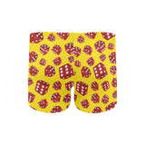Dice Pattern Print Design 04 Men's Swimming Trunks