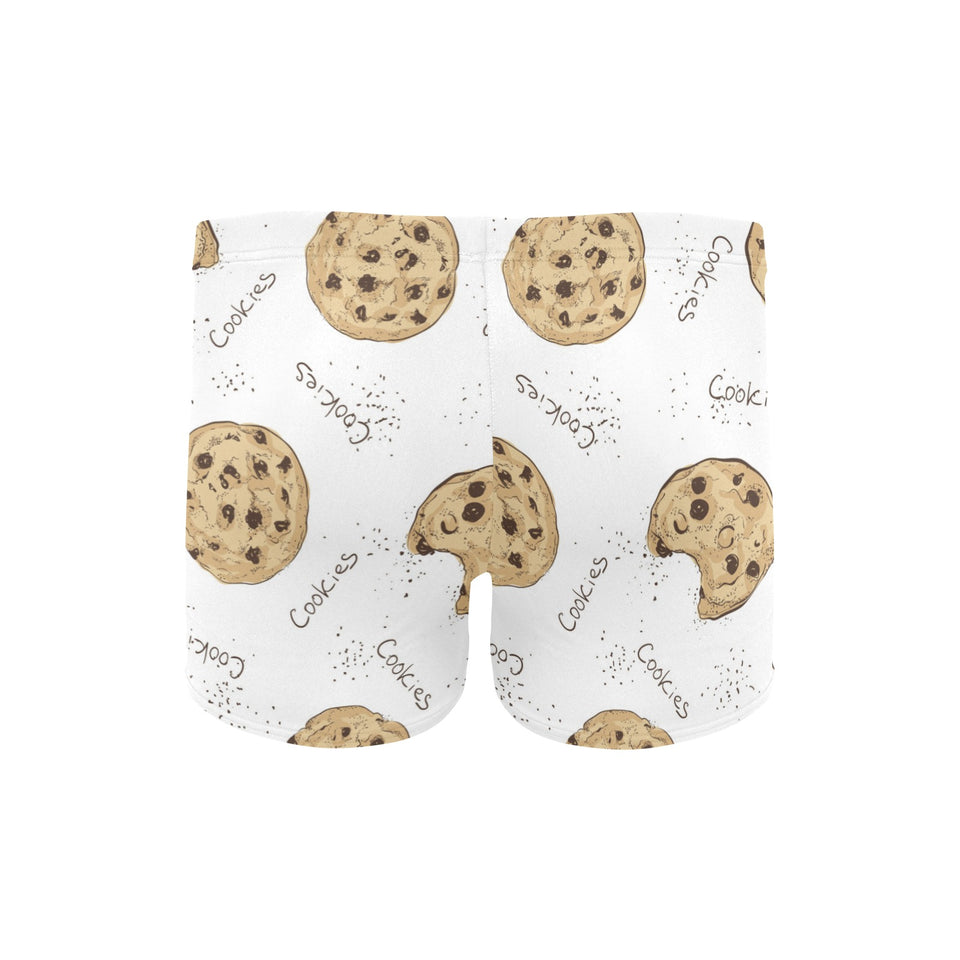 Sketch style cookie pattern Men's Swimming Trunks