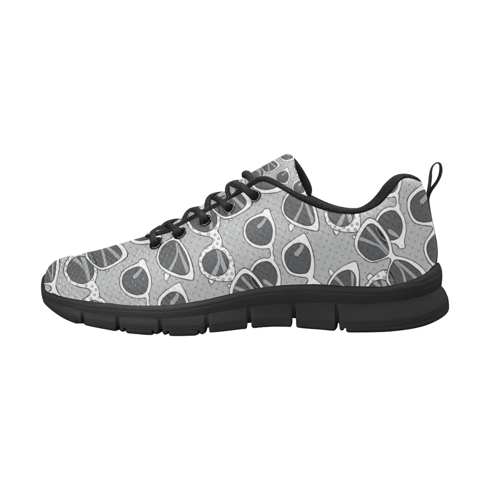 Sun Glasses Pattern Print Design 04 Men's Breathable Sneakers ( Model 055)