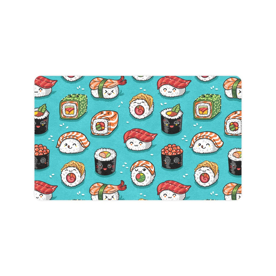 Cute sushi pattern Doormat