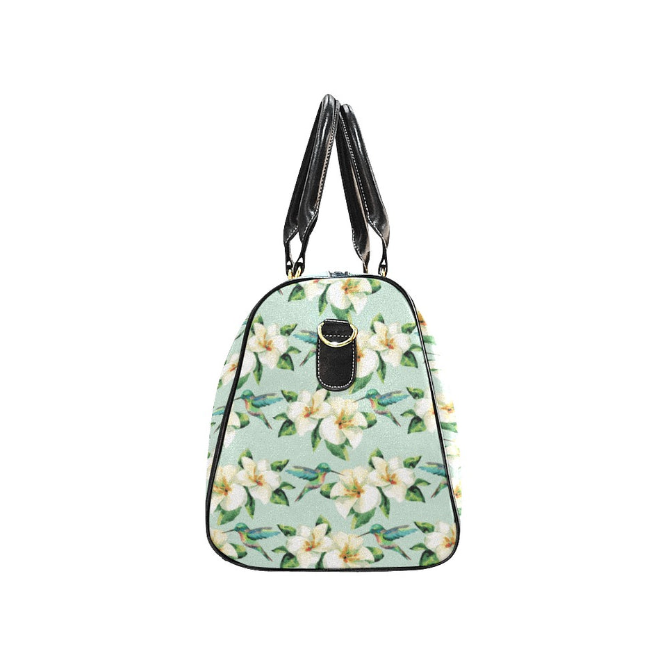 Hummingbird Pattern Print Design 01 Travel Bag