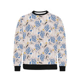 Cute peacock pattern Men's Crew Neck Sweatshirt