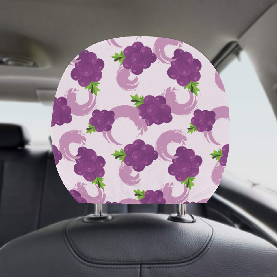 Cute Grape pattern Car Headrest Cover