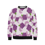 Cute Grape pattern Men's Crew Neck Sweatshirt