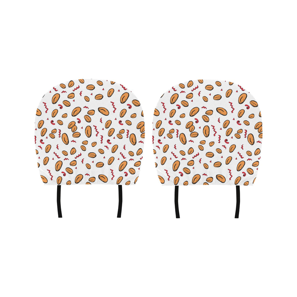 peanuts pattern background Car Headrest Cover