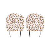 peanuts pattern background Car Headrest Cover