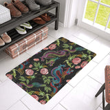 Dragons flower pattern Doormat