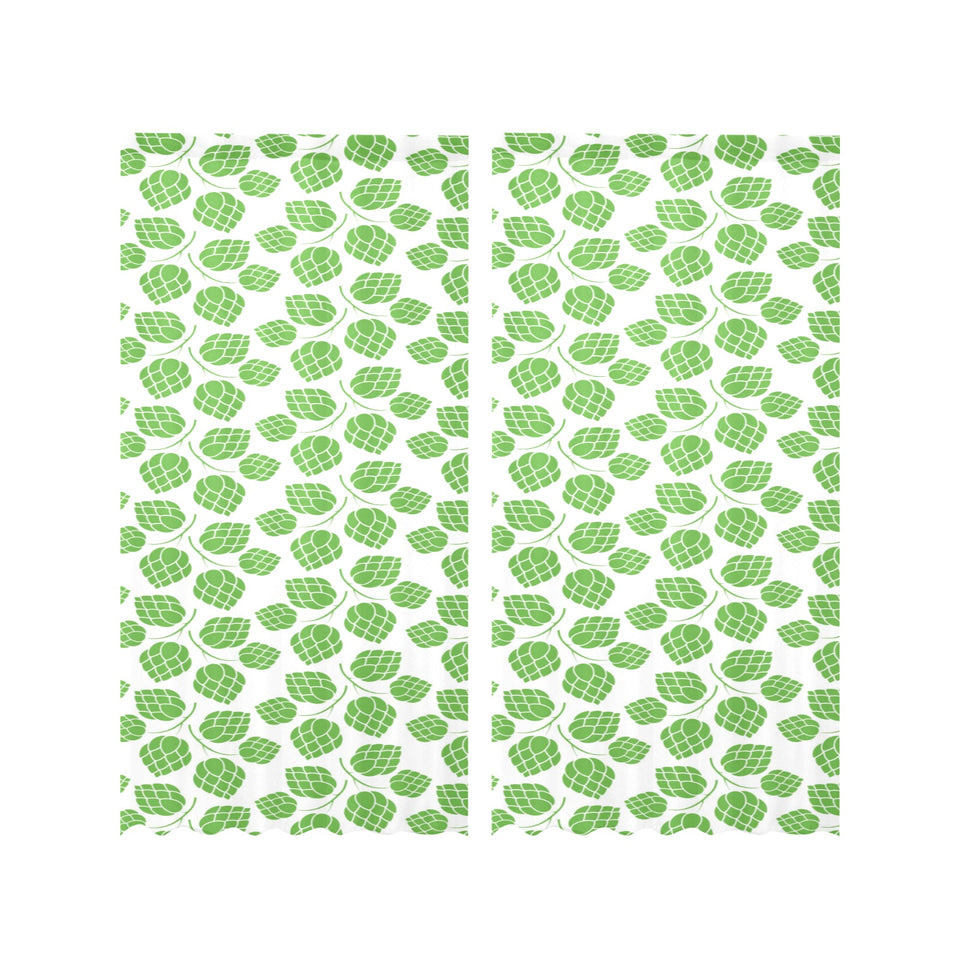 Hop pattern background Gauze Curtain