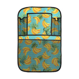 Banana Palm Leaves pattern background Car Seat Back Organizer