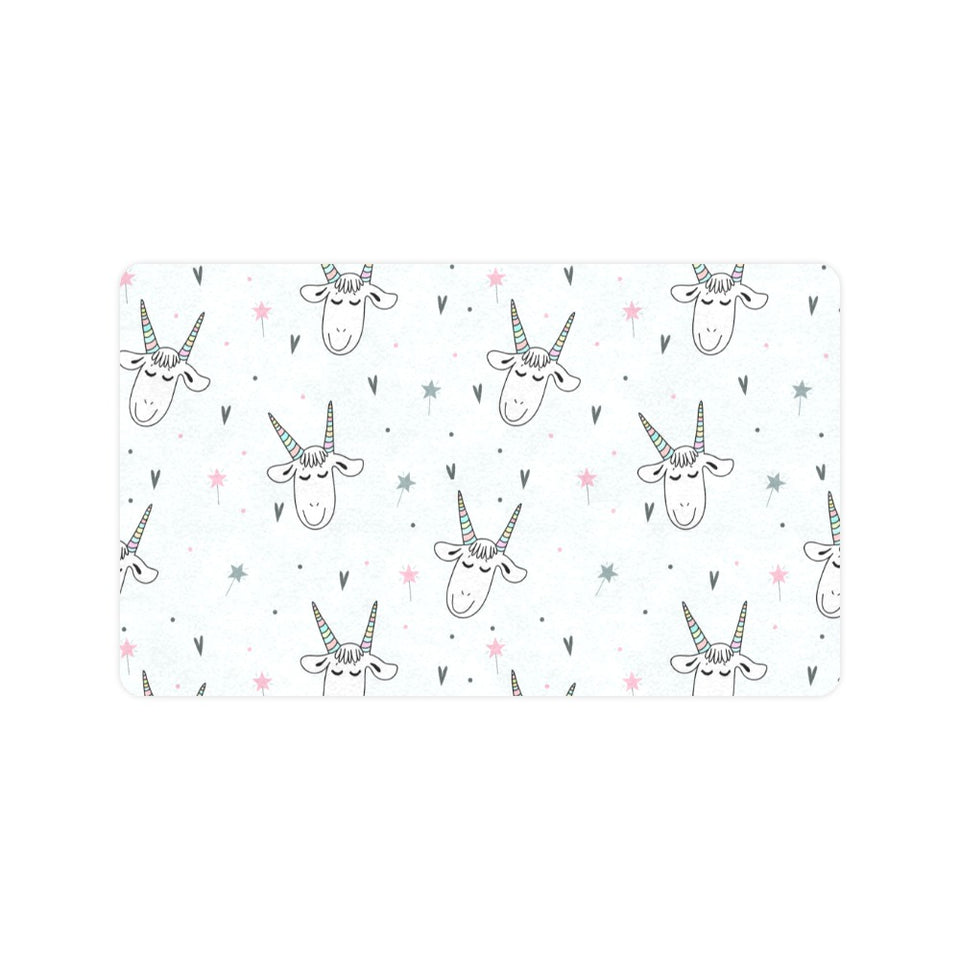 Cute goat design pattern Doormat