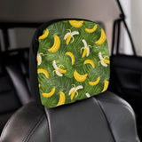 Banana Palm Leaves pattern Car Headrest Cover