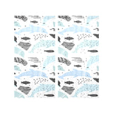 Cute dolphins Childish Style pattern Gauze Curtain