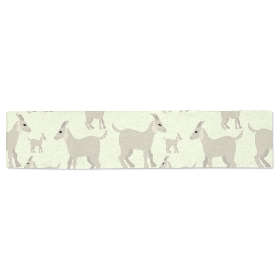 Little young goat pattern Table Runner