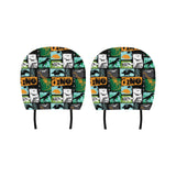 dinosaurs print pattern Car Headrest Cover