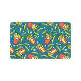 French fries red paper box pattern Doormat