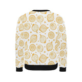 hand drawn onion pattern Men's Crew Neck Sweatshirt