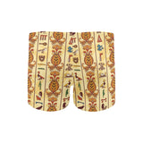Egypt Hieroglyphics Pattern Print Design 04 Men's Swimming Trunks