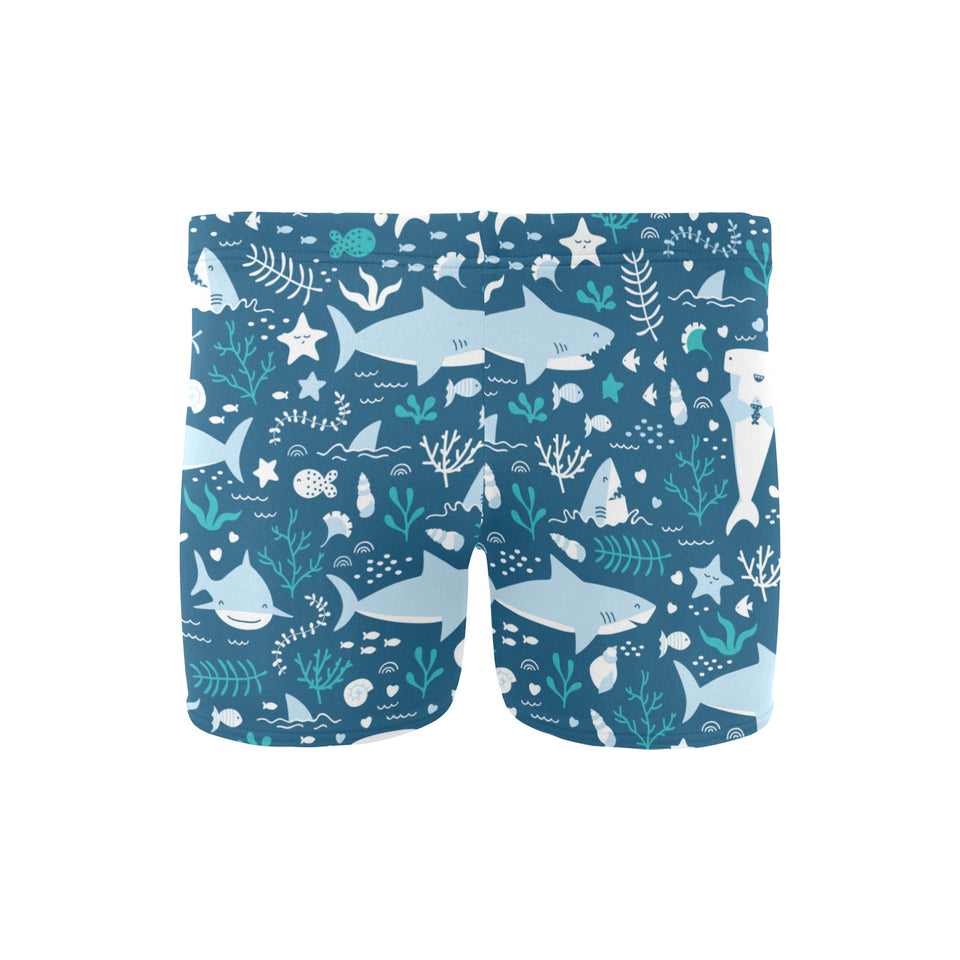 Cute shark pattern Men's Swimming Trunks