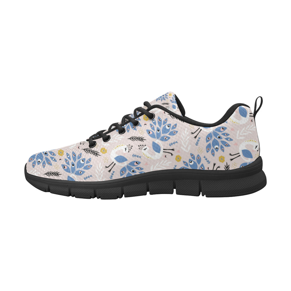 Cute peacock pattern Women's Sneaker Shoes