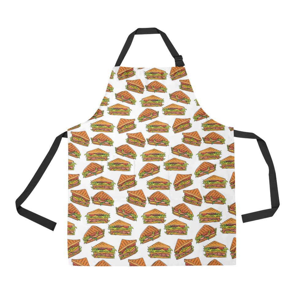 Sandwich Pattern Print Design 02 All Over Print Adjustable Apron