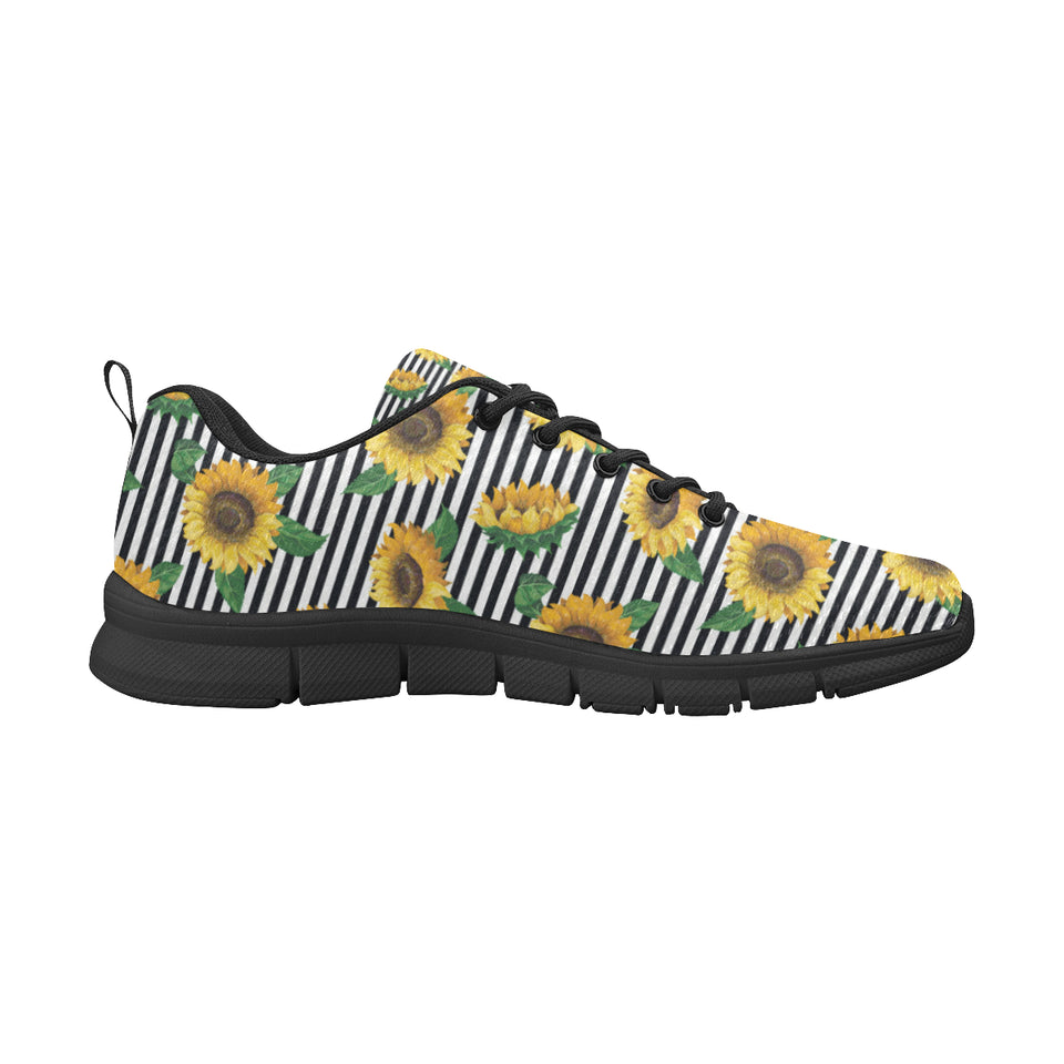 sunflowers ribbon background Women's Sneaker Shoes